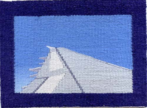 plane wing blue sky
